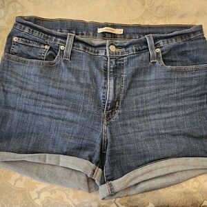 Levi's Denim Blue Jean Shorts